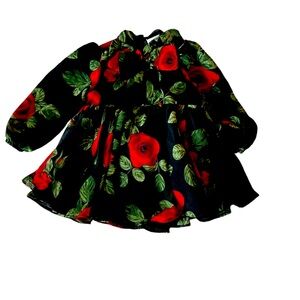 Two infant girl outfits plus Sacred Parenting Book Size-6-9 months